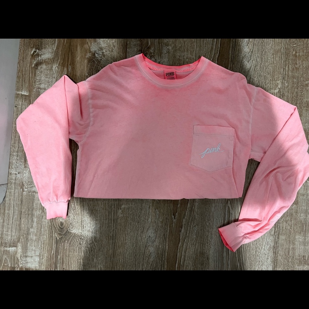 victoria’s secret pink long sleeve top